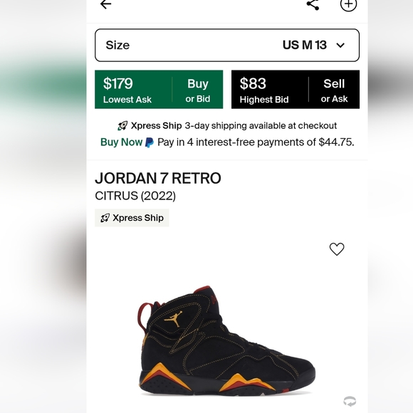 Retro Jordan 7 - Picture 4 of 6